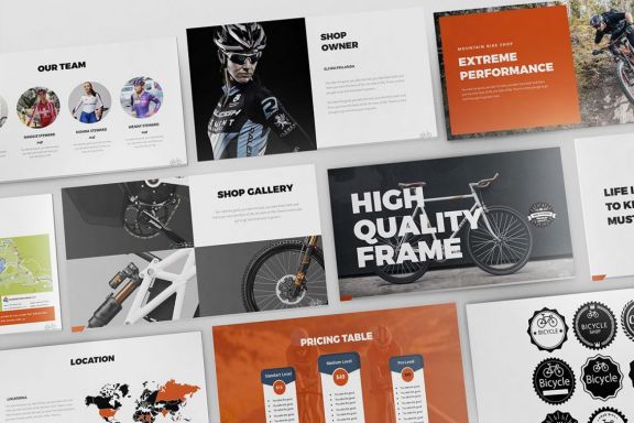 Bicycle Google Slides Presentation Template