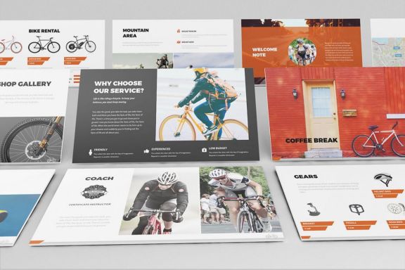 Bicycle Google Slides Presentation Template