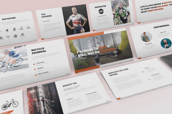 Bicycle Google Slides Presentation Template