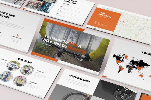 Bicycle Google Slides Presentation Template