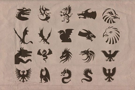 Vintage Shapes - Fantasy & Heraldry