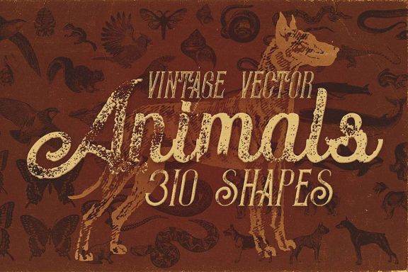 Vintage Animals Vectors