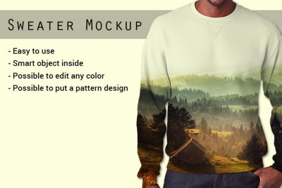 Man Sweater Mock-up