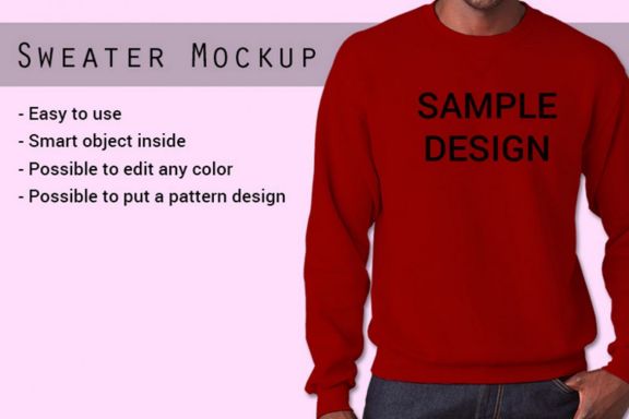 Man Sweater Mock-up