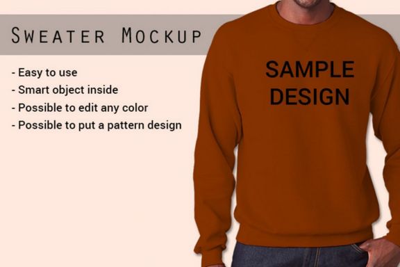 Man Sweater Mock-up