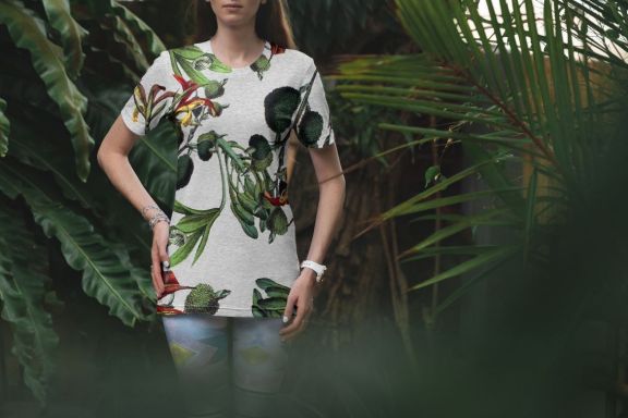 Vintage botanical set - tropical palms