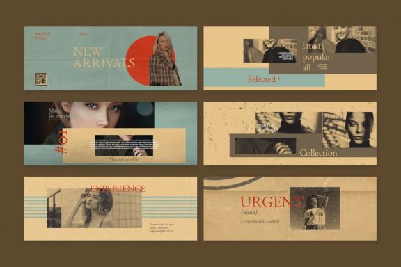 Vintage Facebook Cover Templates