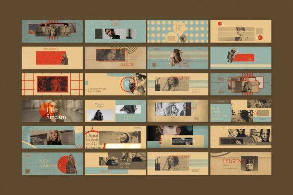 Vintage Facebook Cover Templates