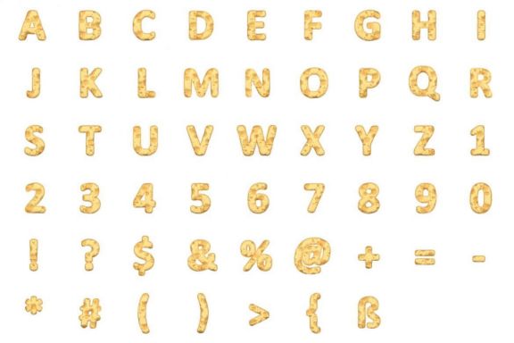 Swiss Cheese 3D Lettering