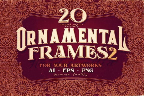 20 Ornamental Vintage Frames 2