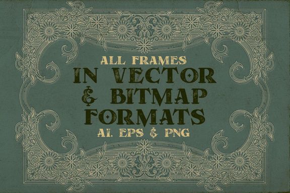 20 Ornamental Vintage Frames 2