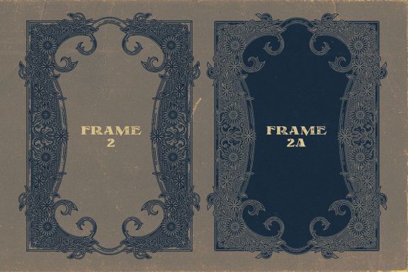 20 Ornamental Vintage Frames 2