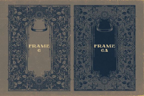 20 Ornamental Vintage Frames 2