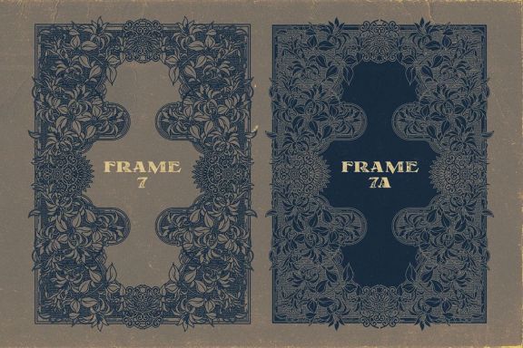 20 Ornamental Vintage Frames 2