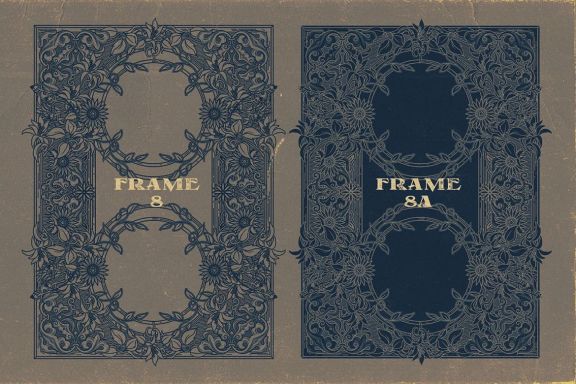 20 Ornamental Vintage Frames 2