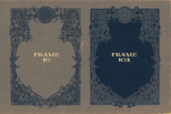 20 Ornamental Vintage Frames 2