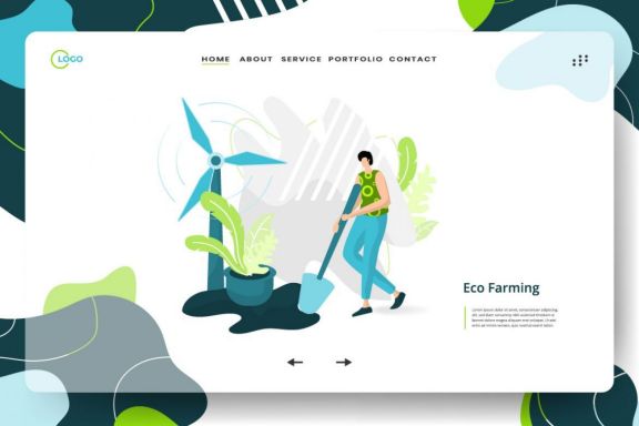 Ecology sets Illustration