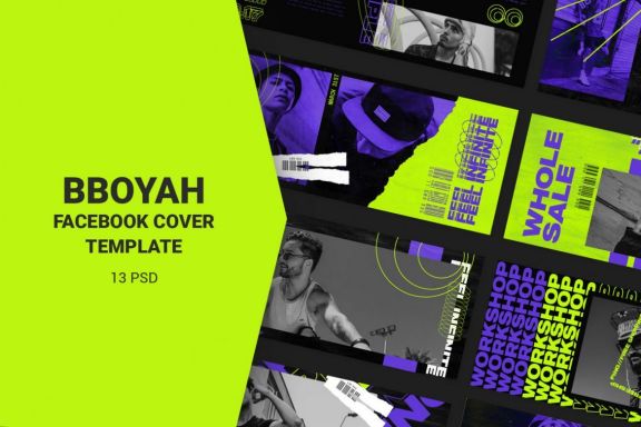 Bboyah Facebook Cover Templates