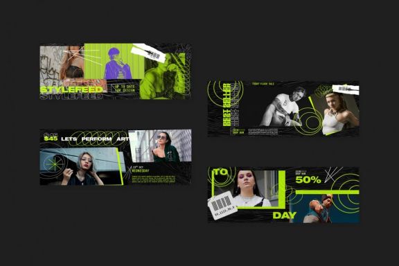 Bboyah Vol2 Facebook Cover Templates