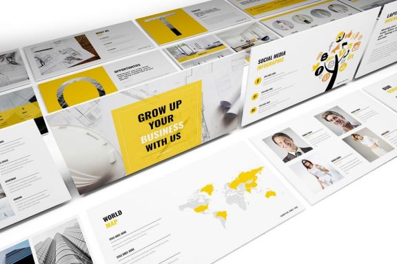 Construction Powerpoint Template