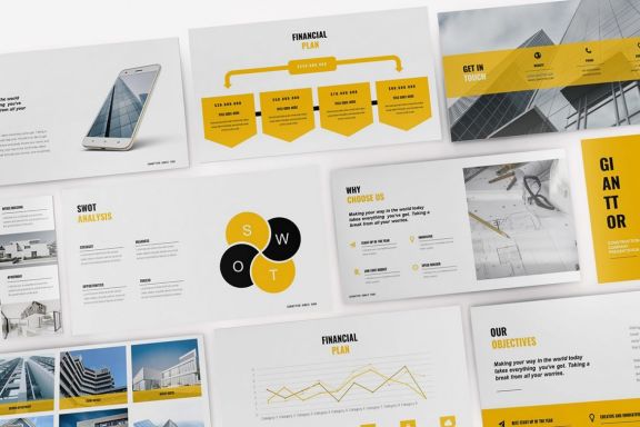 Construction Powerpoint Template