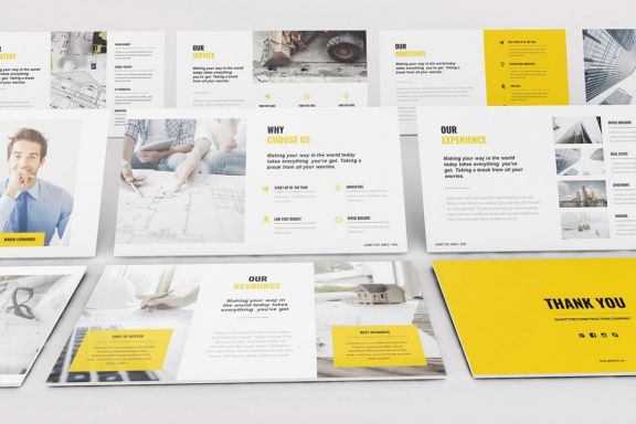 Construction Powerpoint Template