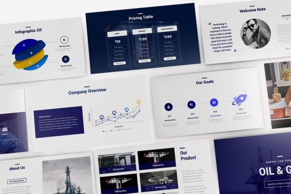 Oil and Gas Google Slides Template