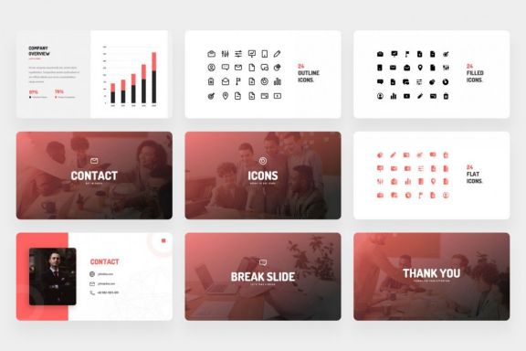 Personas - Personal Resume PowerPoint Template
