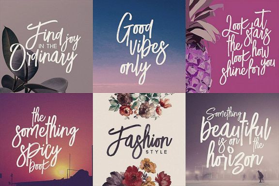 Lucky Fashion Brush Font