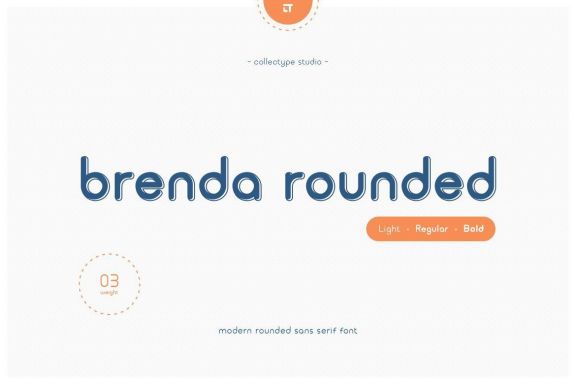 Brenda Rounded Sans Serif Fonts