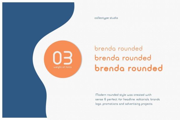 Brenda Rounded Sans Serif Fonts