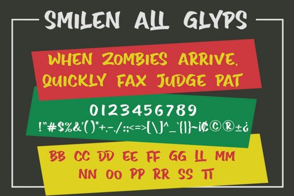 Smilen Display Font