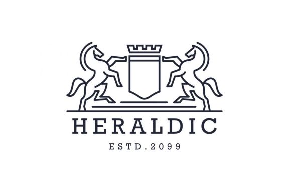Royal Heraldic Crest Logo