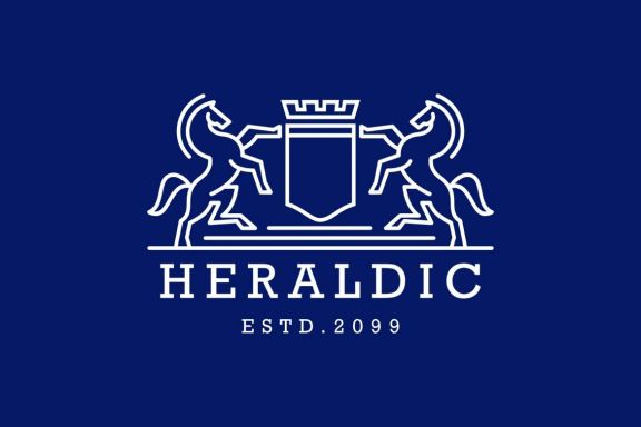 Royal Heraldic Crest Logo