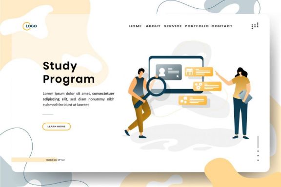 E-Learning Education Illustration