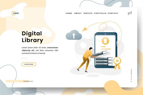 E-Learning Education Illustration