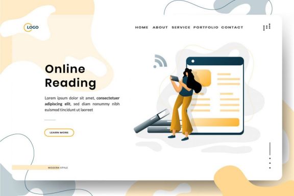E-Learning Education Illustration