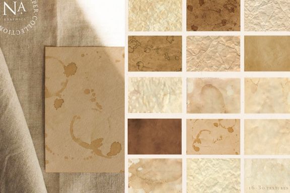 72 Coffee Grunge Textures