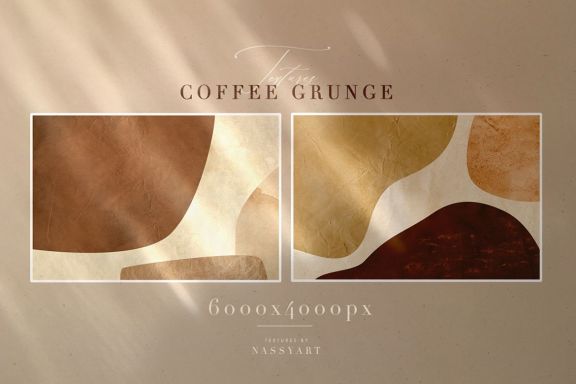 72 Coffee Grunge Textures