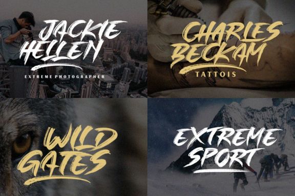 SIGLE FIGHTER Brush Font
