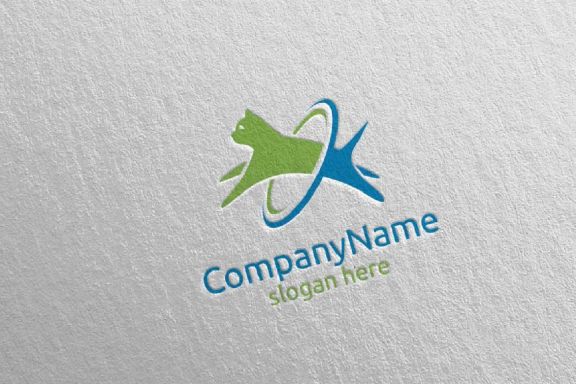 Cat Logo for Pet Shop, Veterinary, or Cat Lover Concept 7