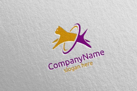 Cat Logo for Pet Shop, Veterinary, or Cat Lover Concept 7