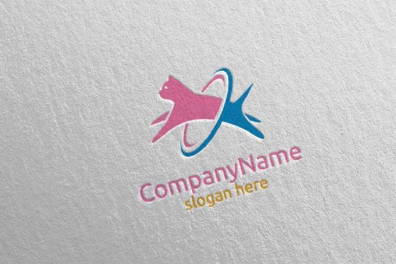 Cat Logo for Pet Shop, Veterinary, or Cat Lover Concept 7