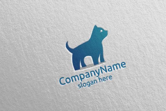 Cat Logo for Pet Shop, Veterinary, or Cat Lover Concept 13