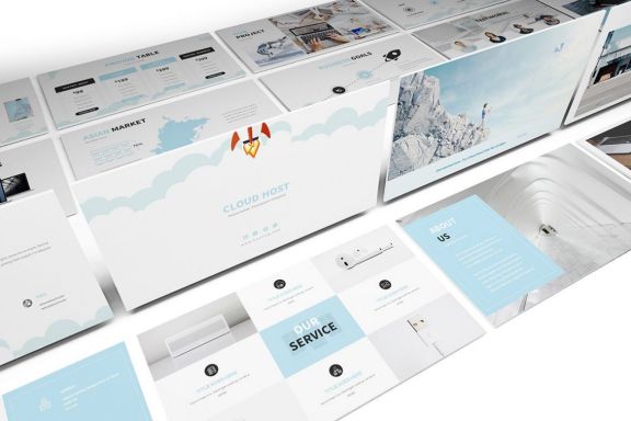 Hosting and SEO Google Slides Template
