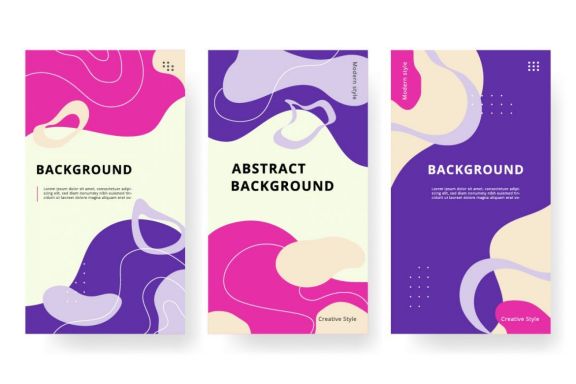 Screens abstract background trendy
