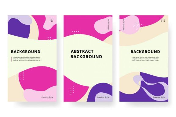 Screens abstract background trendy