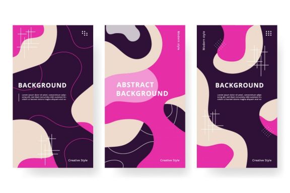 Screens abstract background trendy