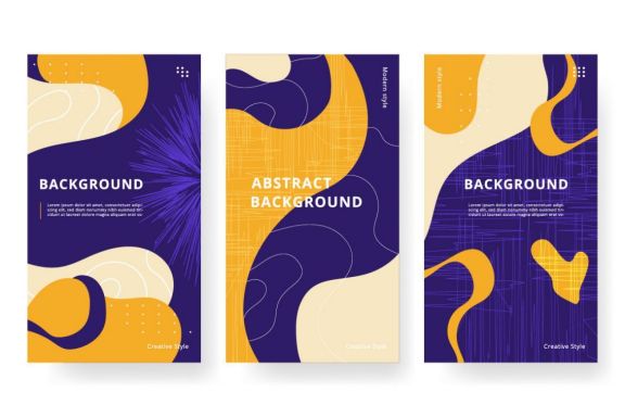 Screens abstract background trendy