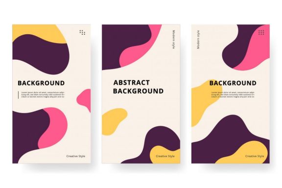 Screens abstract background trendy